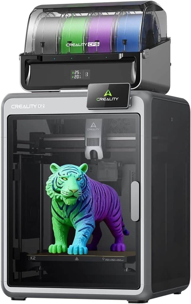 Test de l'imprimante 3D Creality K2 Combo et sa boîte de séchage intelligente