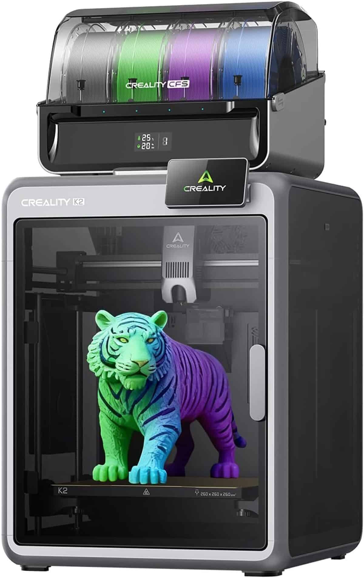 Test de l'imprimante 3D Creality K2 Combo et sa boîte de séchage intelligente