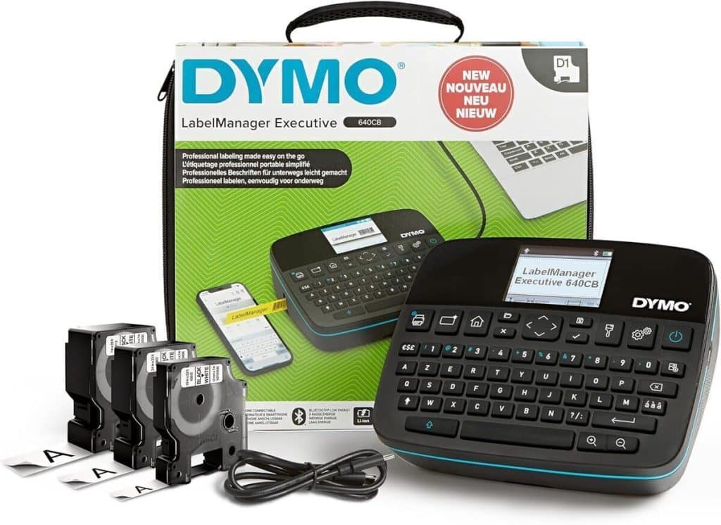 Test : imprimante d'étiquettes dymo labelmanager executive 640 cb