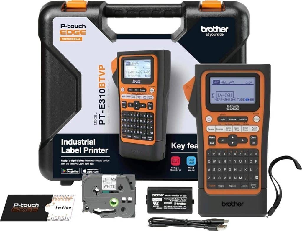 Test de l'imprimante d'étiquettes industrielle Brother PT-E310BTVP