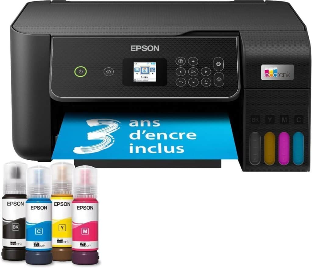 Test de l'imprimante Epson Ecotank ET-2875 Wi-Fi