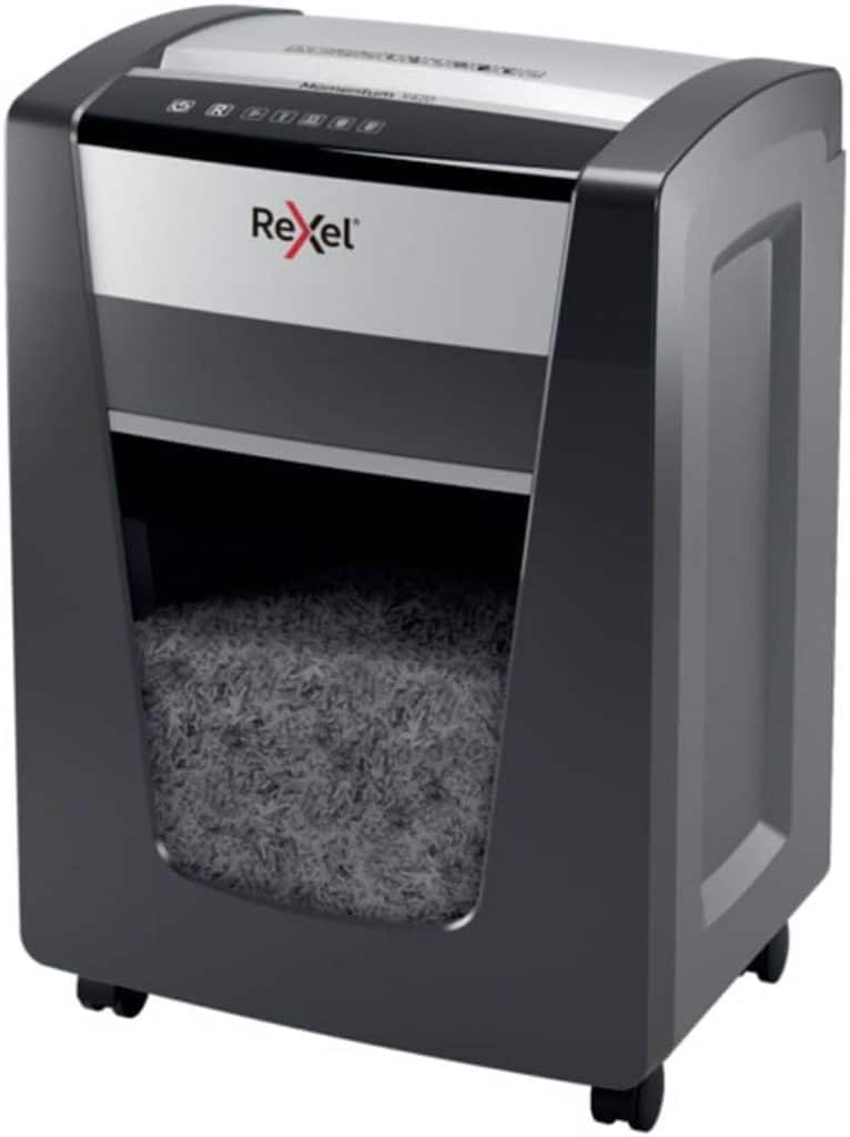 Test du destructeur Rexel Momentum X420 : coupe croisée efficace